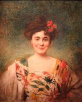 Bonnat, Leon - Portrait de madame Dotezac